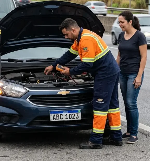 Socorro veicular em Campo Grande — atendimento profissional no local